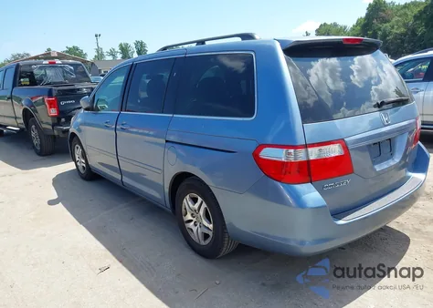 2007 Honda Odyssey Ex-L из США, поврежденный, VIN 5FNRL38707B103576